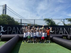 Group picture at Panna USA X The Freestyle Footballers
